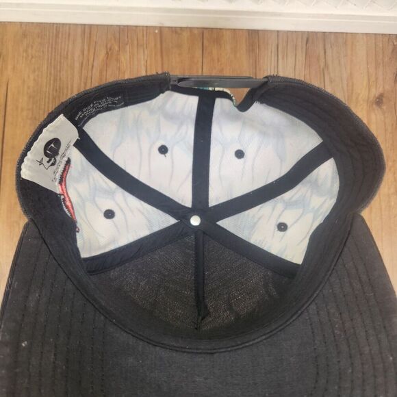 Stephen Kings IT Pennywise Big Face Snapback Hat Cap Black Green Movie Horror - Picture 9 of 10